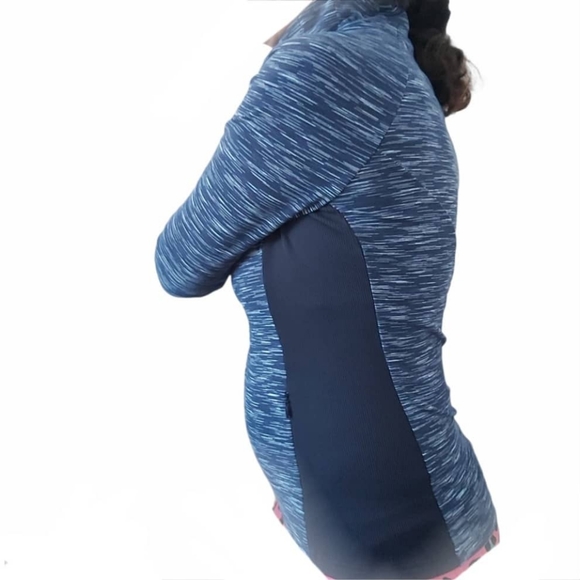 ALO Yoga Elite Jacket . Rich NAVY/Space DYE. - Picture 13 of 16